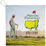 12x12 Sublimated Golf Towel w/Grommet - 200GSM - Sublimation (Factory Direct 10-12 Weeks Ocean) - White 12x12 Sublimated Golf Towel w/Grommet - 200GSM - Sublimation (Factory Direct 10-12 Weeks Ocean) - White