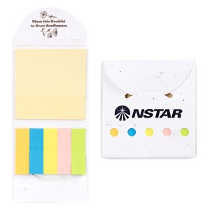 Biodegradable Flower Seeded Sticky Note Pad 1 Biodegradable Flower Seeded Sticky Note Pad 1