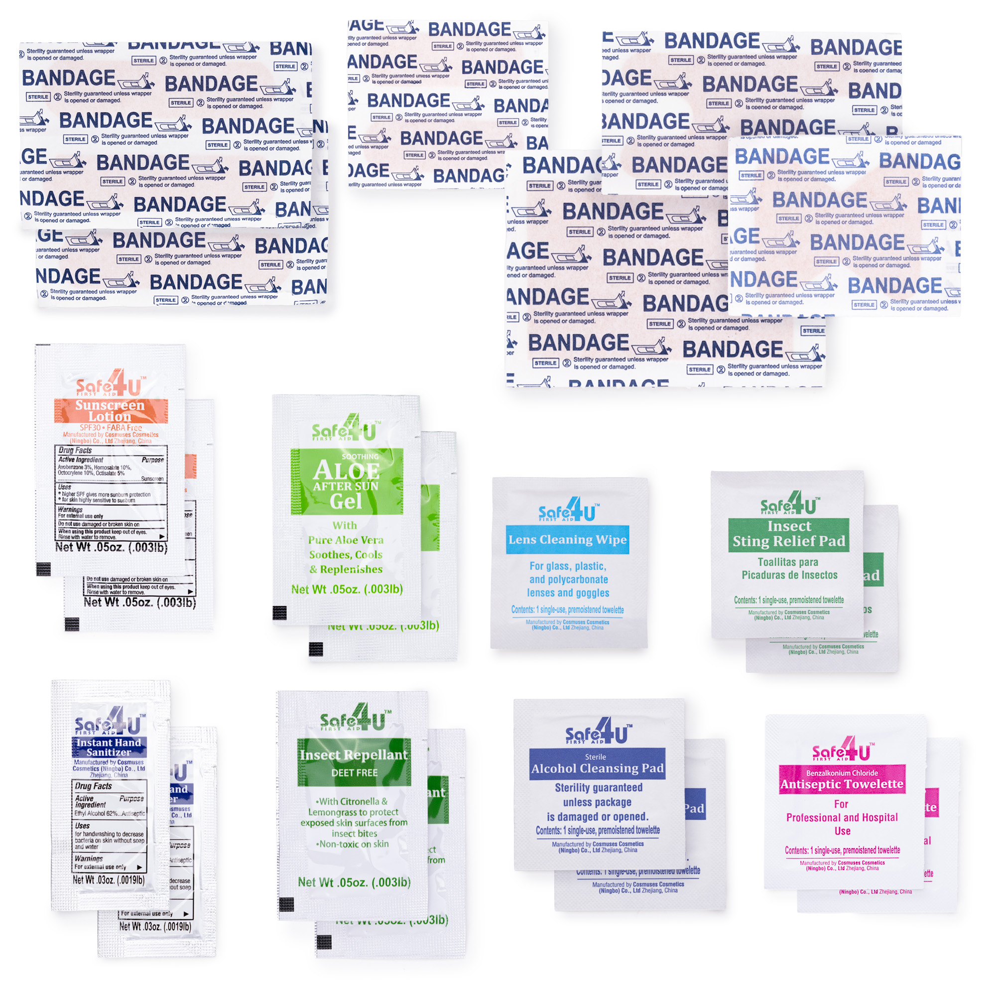 24pcs Hard Casing Easy Carry First Aid Kit 1