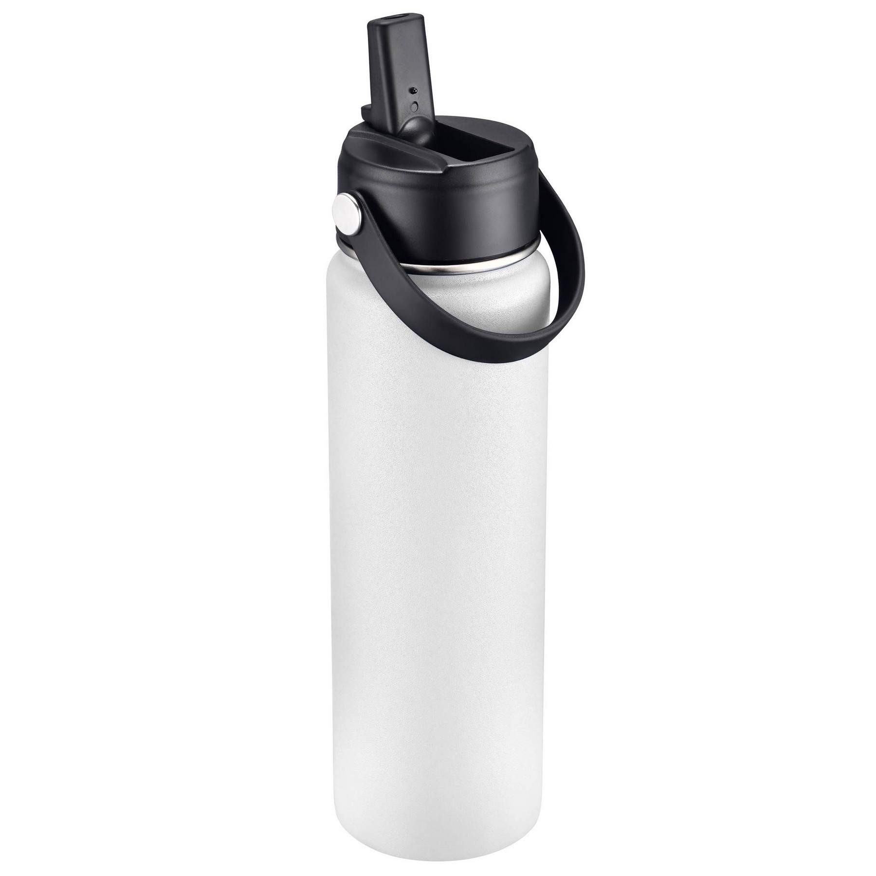 27oz. Stainless Steel Thermal Water Bottle with Flip Straw & Silicone Base 1