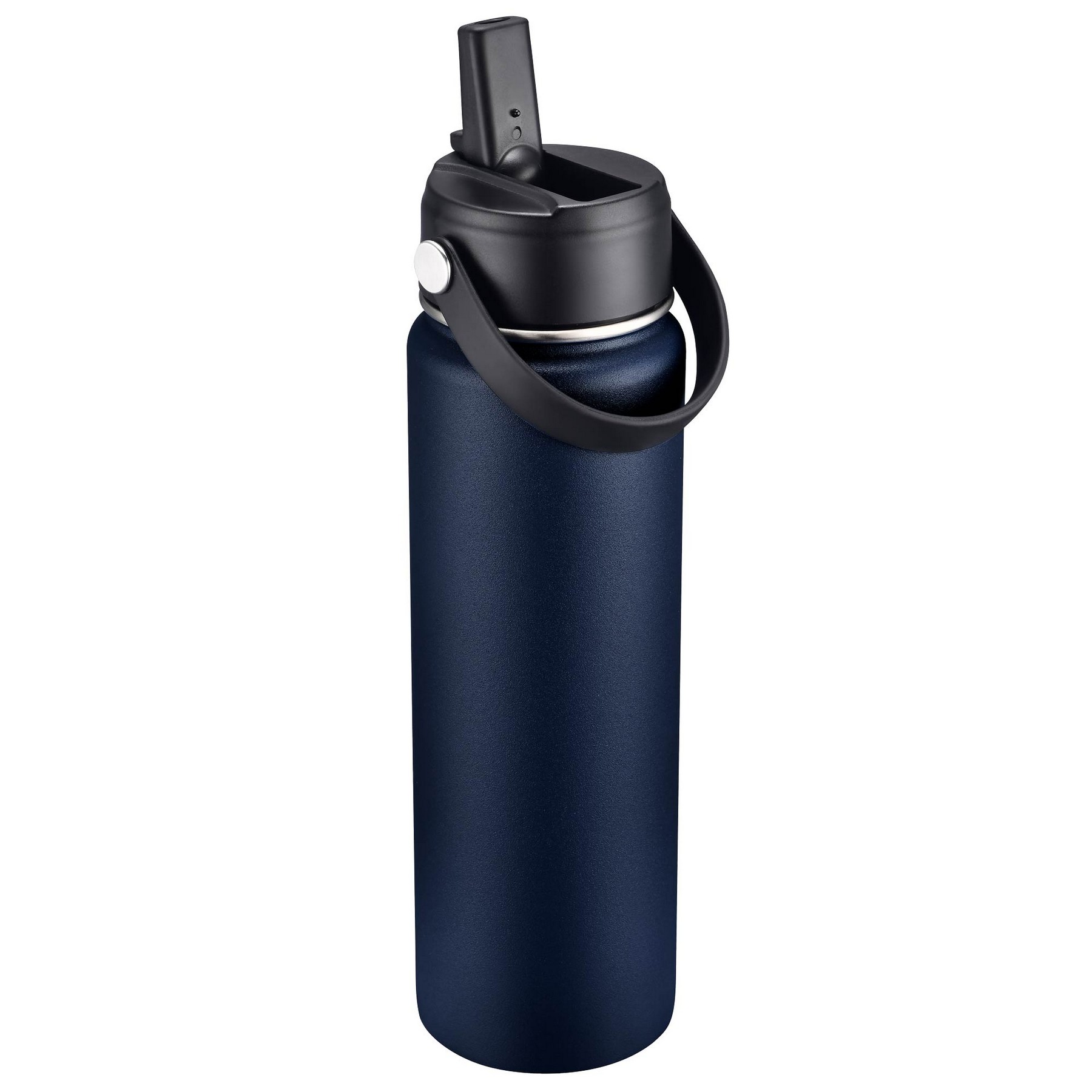 27oz. Stainless Steel Thermal Water Bottle with Flip Straw & Silicone Base 1