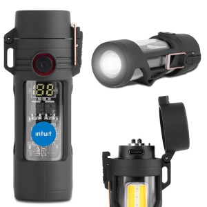 Luminix Oval Flashlight & Plasma Lighter (Factory Direct 10-12 Weeks Ocean) 1 Luminix Oval Flashlight & Plasma Lighter (Factory Direct 10-12 Weeks Ocean) 1