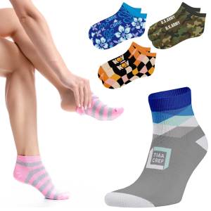Super Soft Jacquard Knit Ankle Socks (Factory Direct - OCEAN) 1 Super Soft Jacquard Knit Ankle Socks (Factory Direct - OCEAN) 1