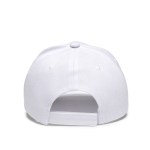Promo Poly-Cotton 6 Panel Velcro Strap Baseball Cap (Ocean - 10 Weeks) - White Blank Back Promo Poly-Cotton 6 Panel Velcro Strap Baseball Cap (Ocean - 10 Weeks) - White Blank Back