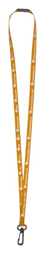3/8" Econo Lanyard (QuickShip) 18-24 Days - Orange 3/8" Econo Lanyard (QuickShip) 18-24 Days - Orange