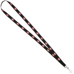 3/8" Econo Lanyard (QuickShip) 18-24 Days - Black 3/8" Econo Lanyard (QuickShip) 18-24 Days - Black