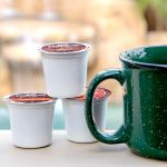 Single Serve Coffee Pods - White Blank Lifestyle Single Serve Coffee Pods - White Blank Lifestyle