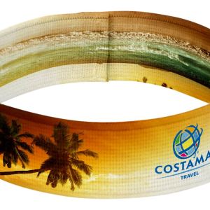 3/4" Wide Elastic Wrist Band (Factory Direct - 10-12 Weeks Ocean) 1 3/4" Wide Elastic Wrist Band (Factory Direct - 10-12 Weeks Ocean) 1