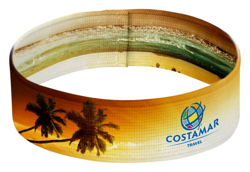 3/4" Wide Elastic Wrist Band (Factory Direct - 10-12 Weeks Ocean) 1 3/4" Wide Elastic Wrist Band (Factory Direct - 10-12 Weeks Ocean) 1