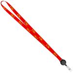 5/8" Sublimation Lanyard w/ Retractable Badge Holder (QuickShip) 18-24 Days 1 5/8" Sublimation Lanyard w/ Retractable Badge Holder (QuickShip) 18-24 Days 1