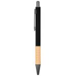 The Gosford Gunmetal Click-Action Ballpoint Pen w/Bamboo Accent 2 The Gosford Gunmetal Click-Action Ballpoint Pen w/Bamboo Accent 2