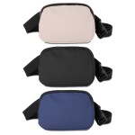 Soft PU Fanny Pack with Hidden Zipper (Factory Direct - 10-12 Weeks Ocean) 2 Soft PU Fanny Pack with Hidden Zipper (Factory Direct - 10-12 Weeks Ocean) 2