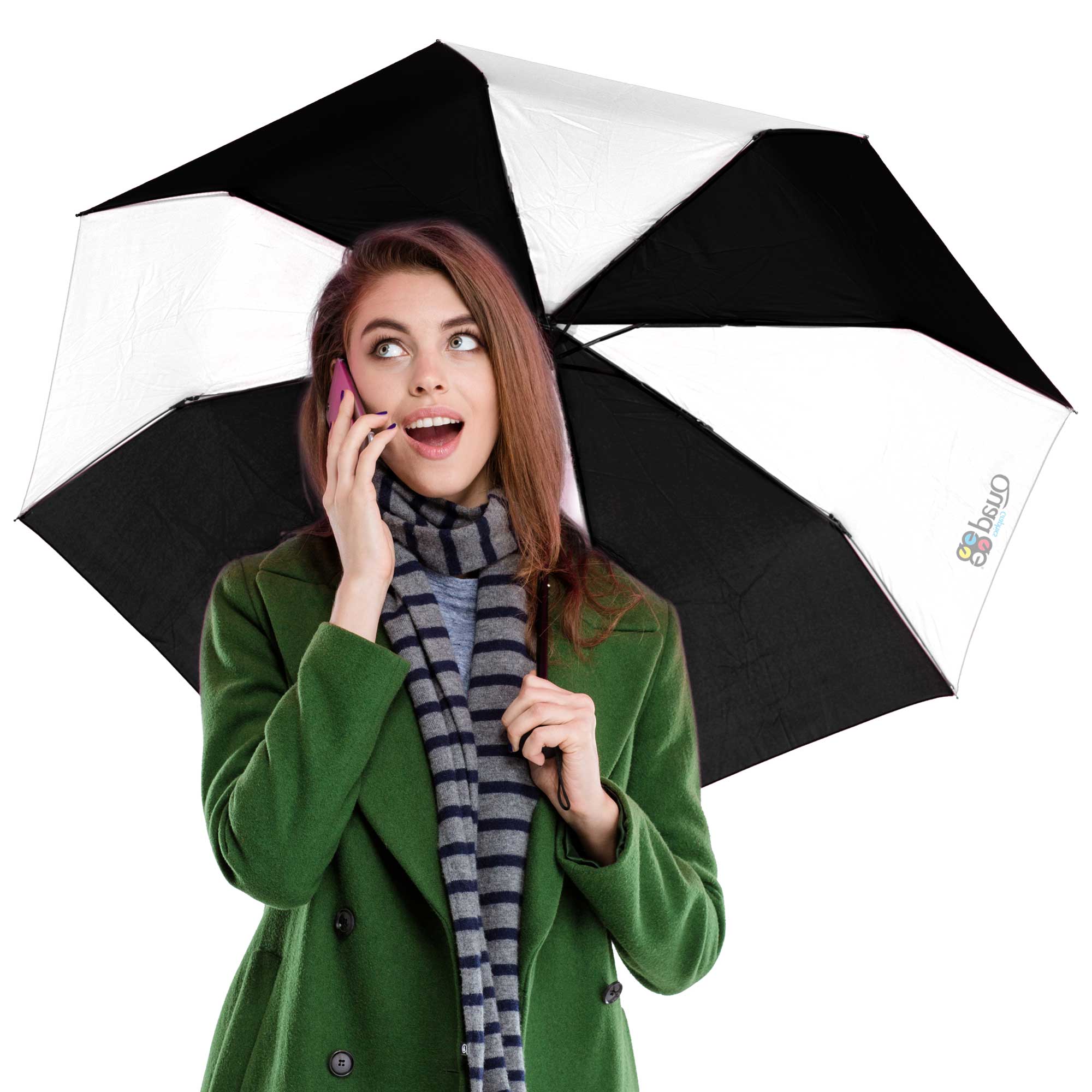 WeatherGuard Two-Tone Umbrella 1