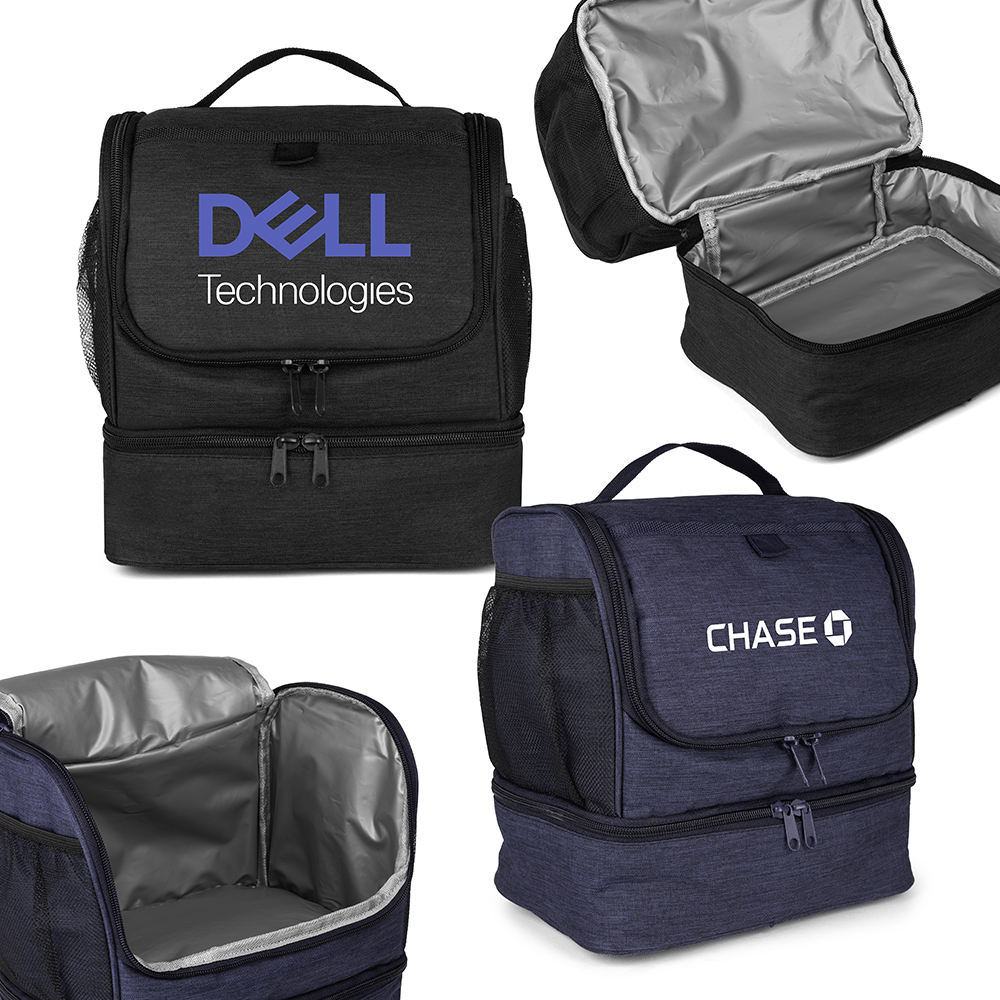 ChillMate Double Deck Lunch Bag w/Mesh Pockets (Factory Direct) 10-12 Weeks 1