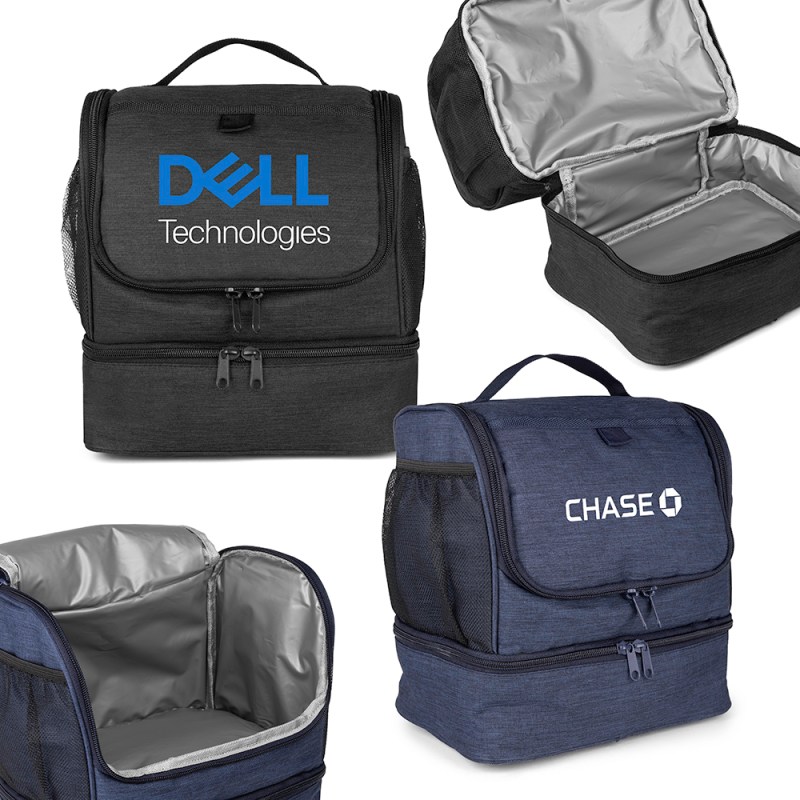 ChillMate Double Deck Lunch Bag w/Mesh Pockets (Factory Direct) 10-12 Weeks 1 ChillMate Double Deck Lunch Bag w/Mesh Pockets (Factory Direct) 10-12 Weeks 1