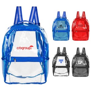 See-Through Water-Resistant Eco Travel Backpack 1 See-Through Water-Resistant Eco Travel Backpack 1