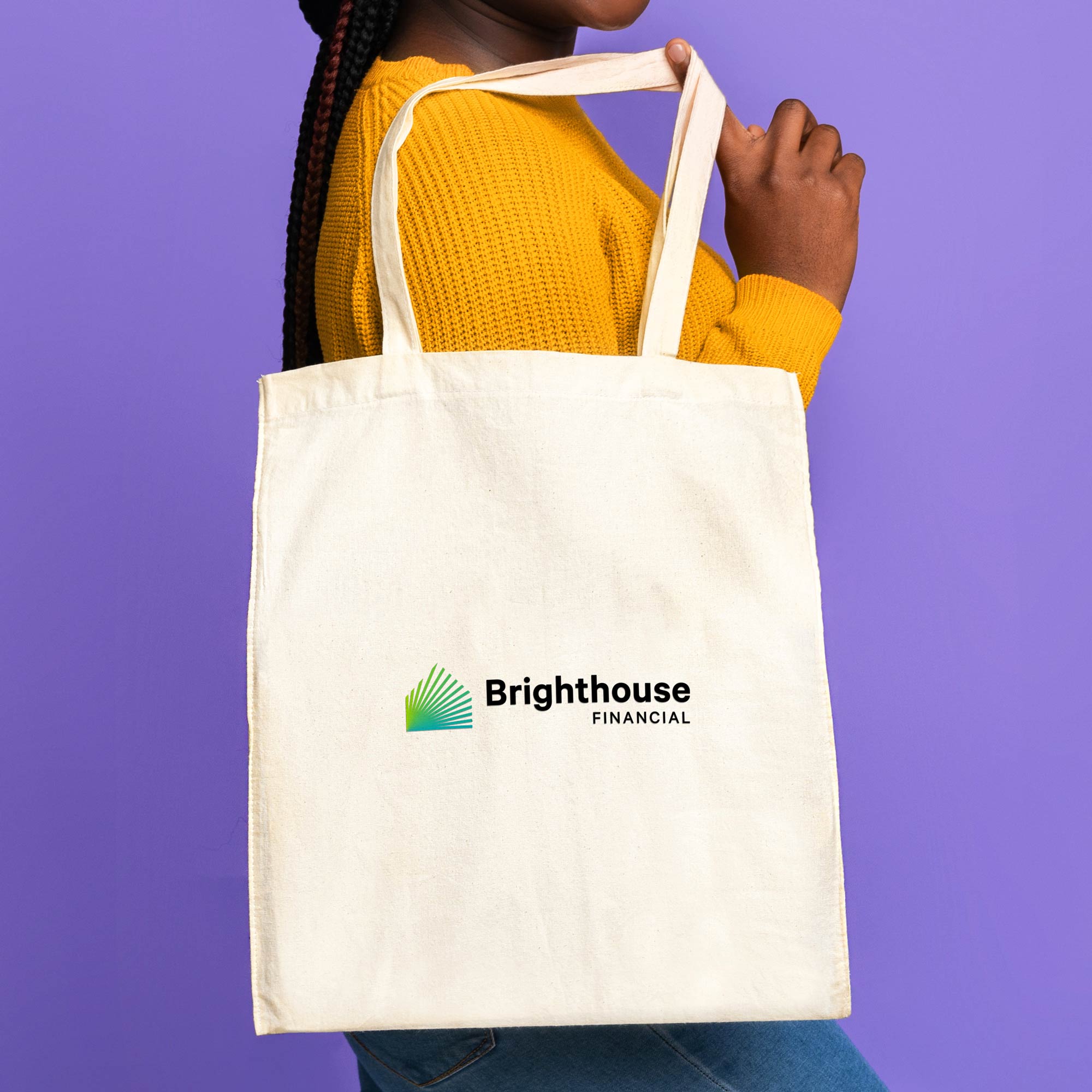 15"x16" Calico Cotton Tote Bag 140GSM 1