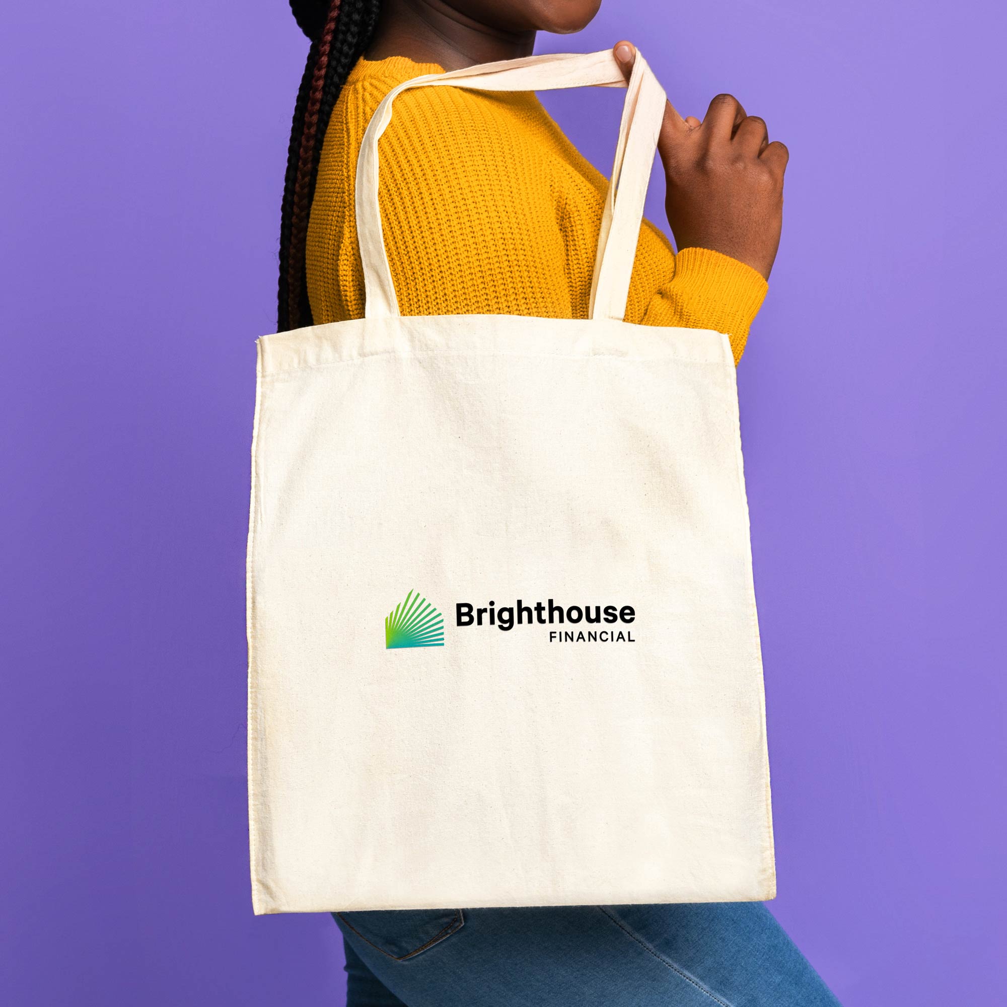15"x16" Calico Cotton Tote Bag 140GSM 1