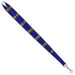 3/4" Recycled Econo Lanyard (QuickShip) 18-24 Days - Navy Blue 3/4" Recycled Econo Lanyard (QuickShip) 18-24 Days - Navy Blue