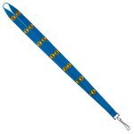3/4" Recycled Econo Lanyard (QuickShip) 18-24 Days - Reflex Blue 3/4" Recycled Econo Lanyard (QuickShip) 18-24 Days - Reflex Blue