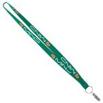 3/4" Recycled Euro Soft Lanyard (QuickShip) 18-24 Days - Green 3/4" Recycled Euro Soft Lanyard (QuickShip) 18-24 Days - Green