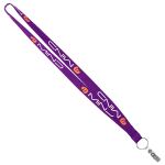 3/4" Recycled Euro Soft Lanyard (QuickShip) 18-24 Days - Purple 3/4" Recycled Euro Soft Lanyard (QuickShip) 18-24 Days - Purple
