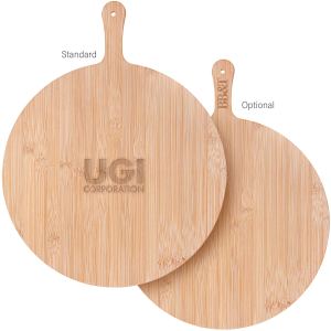 15-Inch Round Bamboo Cutting Board with Handle 1 15-Inch Round Bamboo Cutting Board with Handle 1