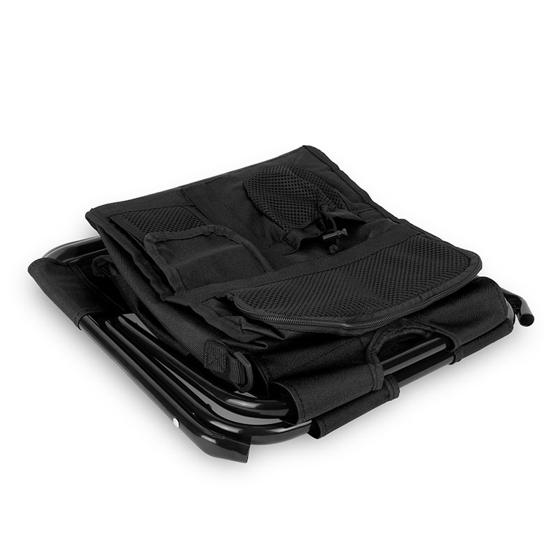 Folding Chair w/24 Can Cooler Bag & Pockets 1