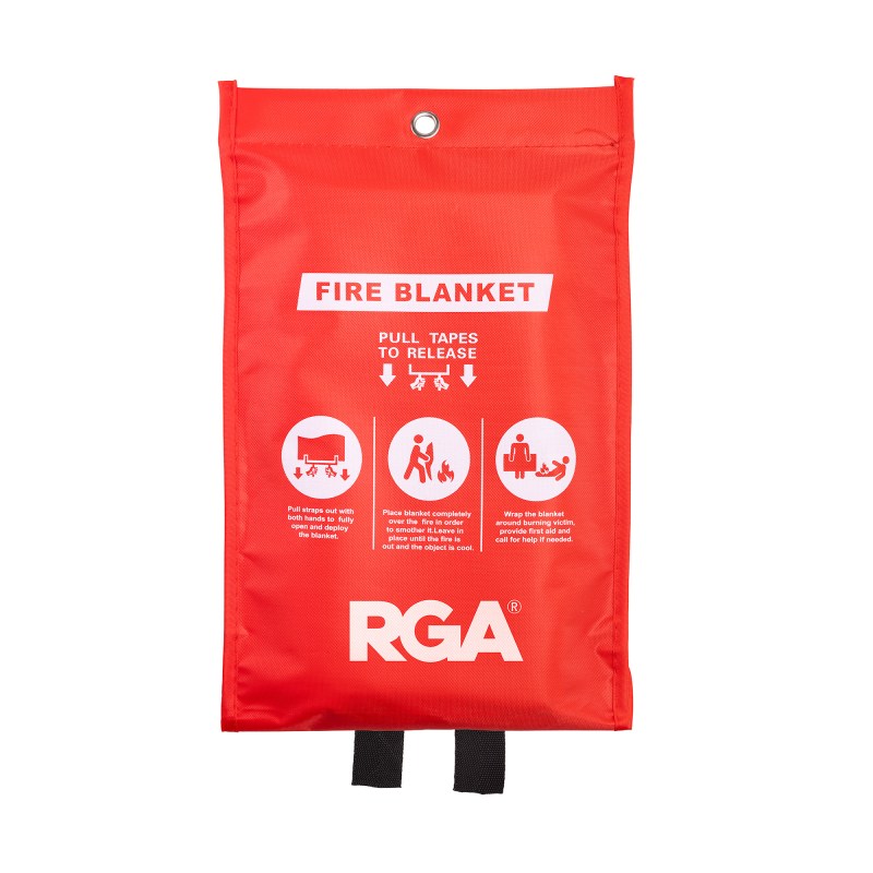 40" x 40" Fiberglass Emergency Fire Blanket 1 40" x 40" Fiberglass Emergency Fire Blanket 1