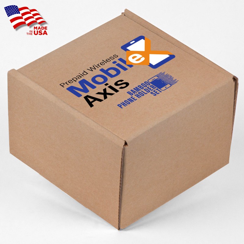 Screen Printed Brown Corrugated Small Box For Mailers, Gifting & Kits 1 Screen Printed Brown Corrugated Small Box For Mailers, Gifting & Kits 1
