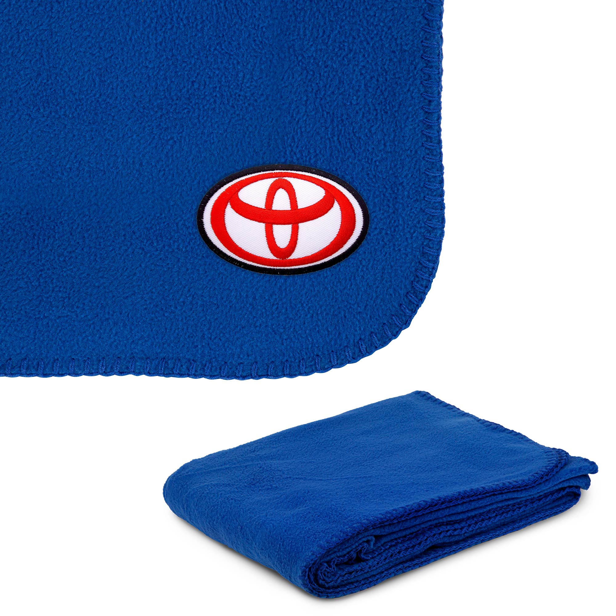 260g Anti-Pill Embroidered Fleece Throw Blanket 50" X 60" 1