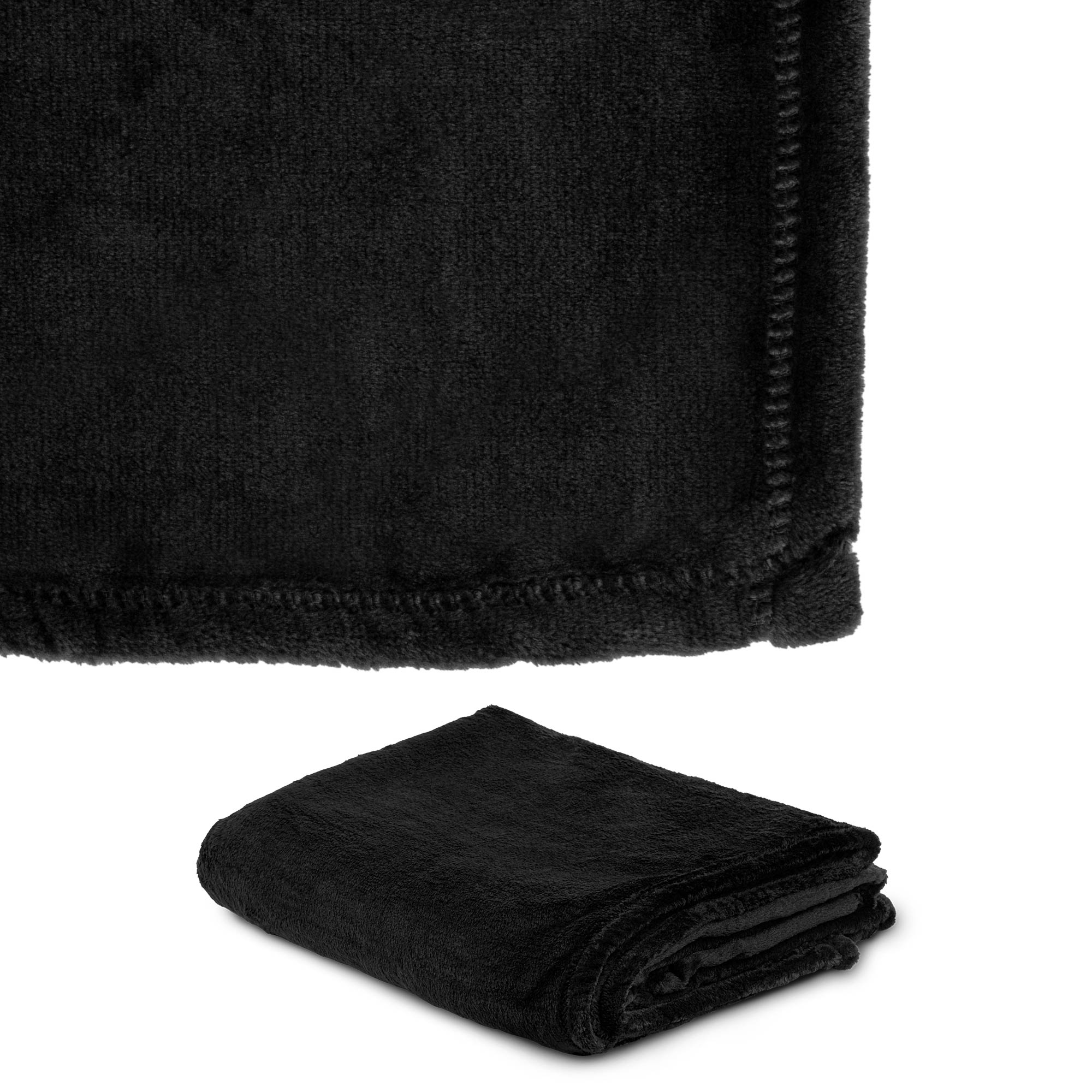 300g Mink Touch Embroidered Luxury Blanket 50" X 60" 1