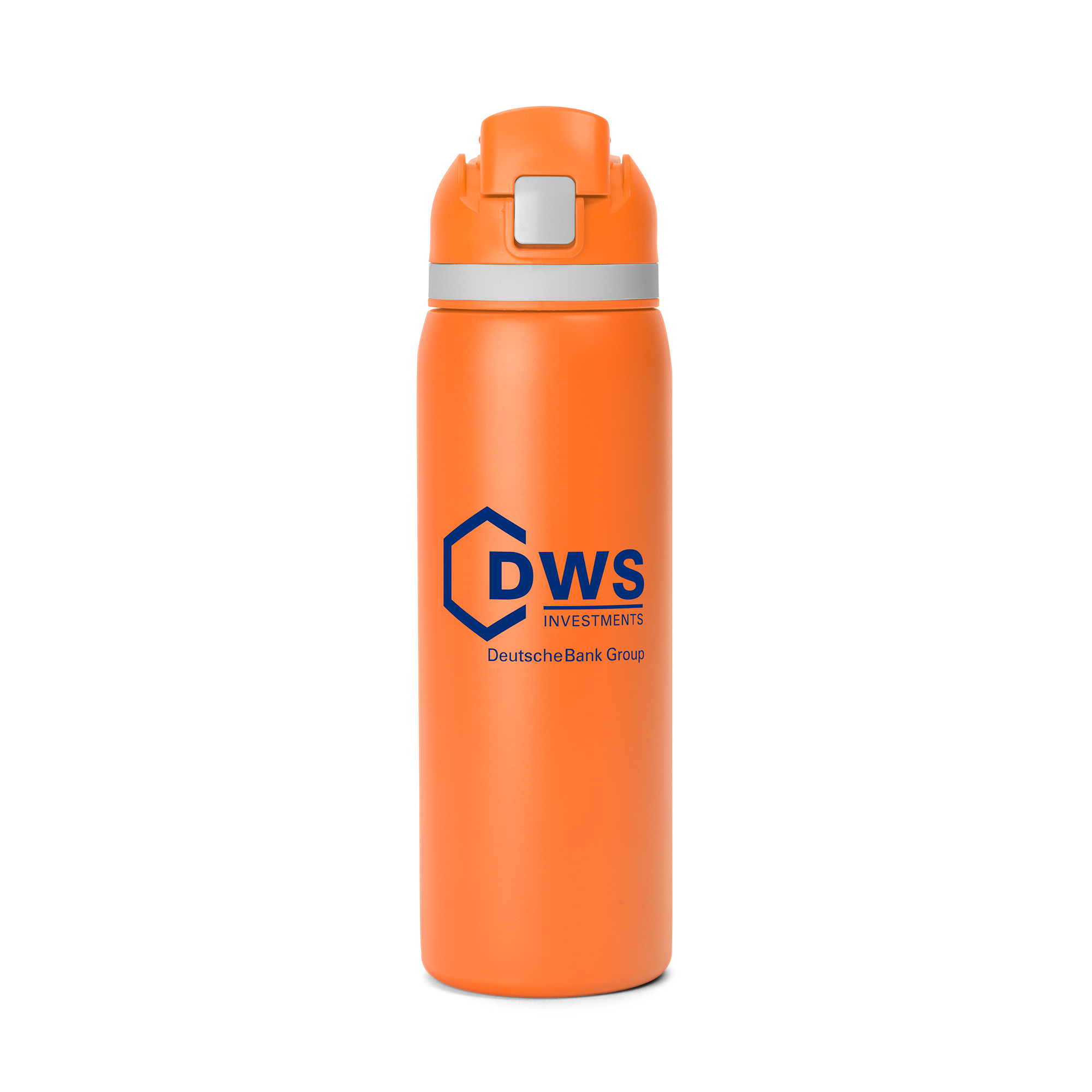 27 Oz. Two-Toned Stainless Steel Pop Straw Bottle 1