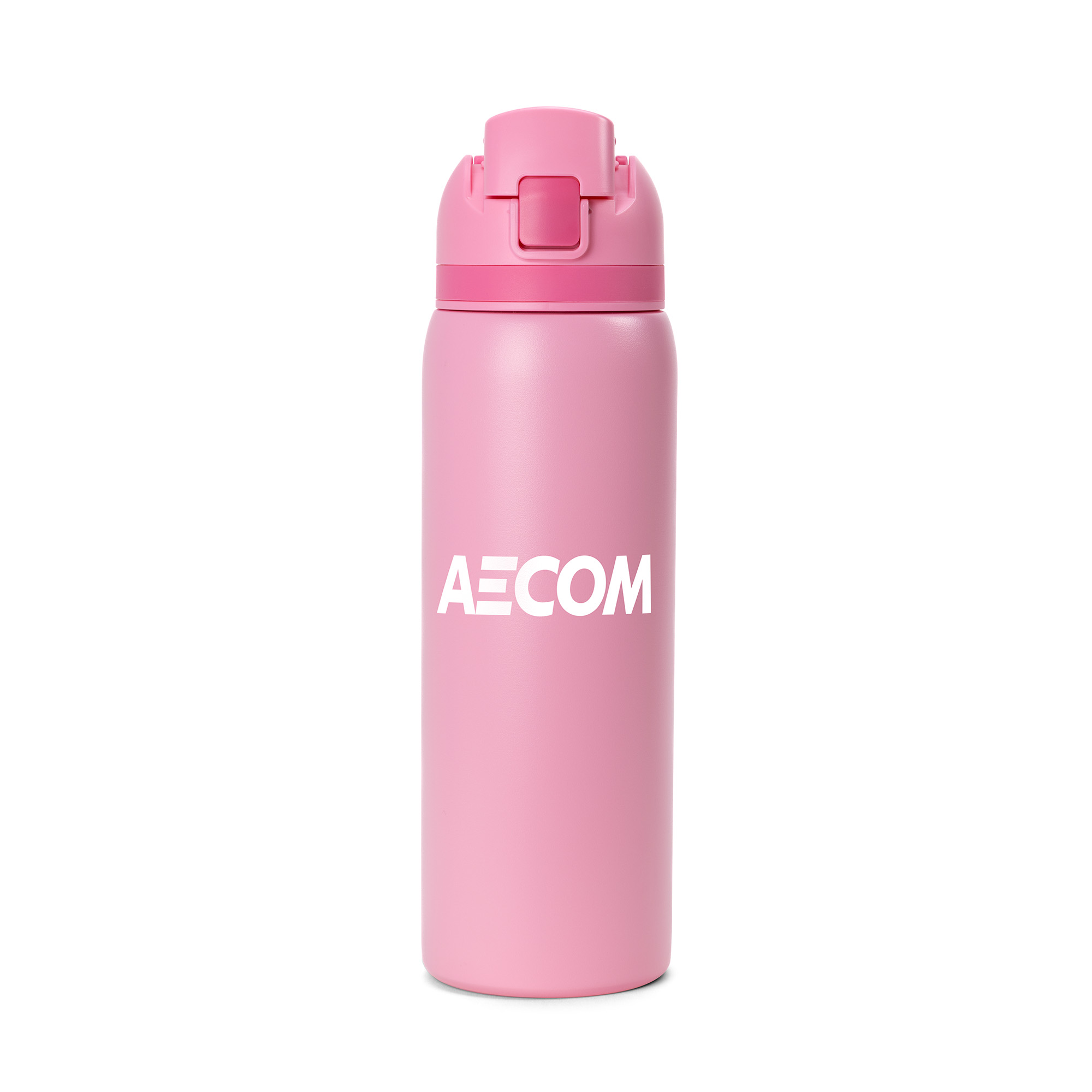 27 Oz. Two-Toned Stainless Steel Pop Straw Bottle 1
