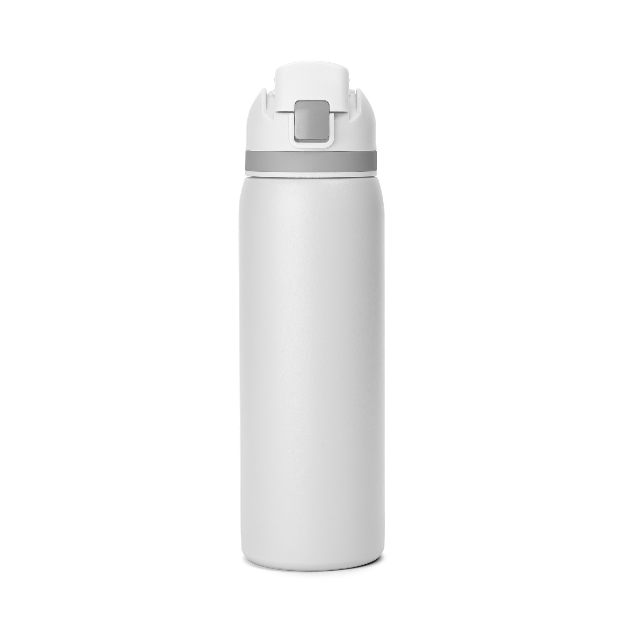 27 Oz. Two-Toned Stainless Steel Pop Straw Bottle 1