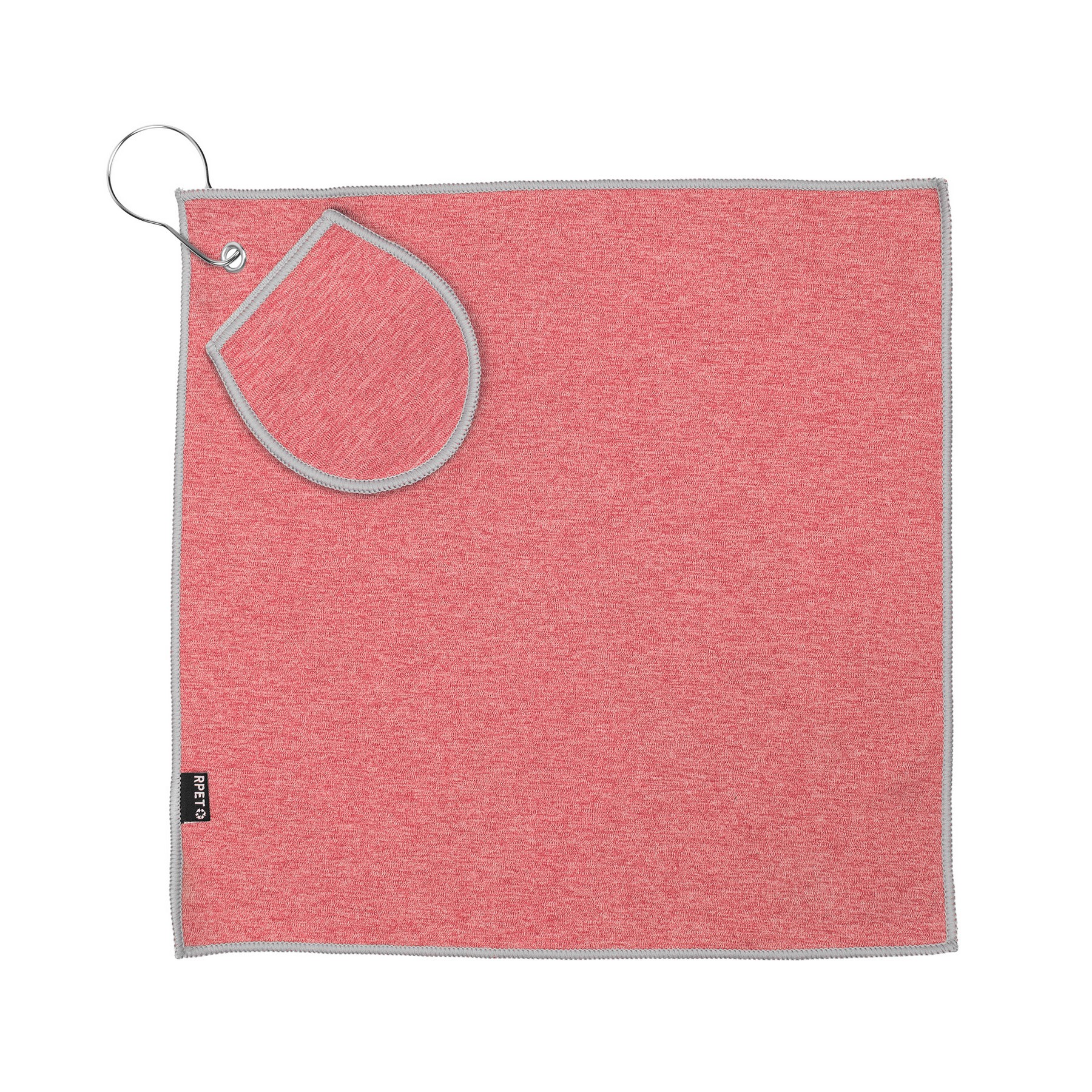 EcoCaddy rPET Golf Towel w/Ball Pouch (Factory Direct) 10-12 Weeks 1
