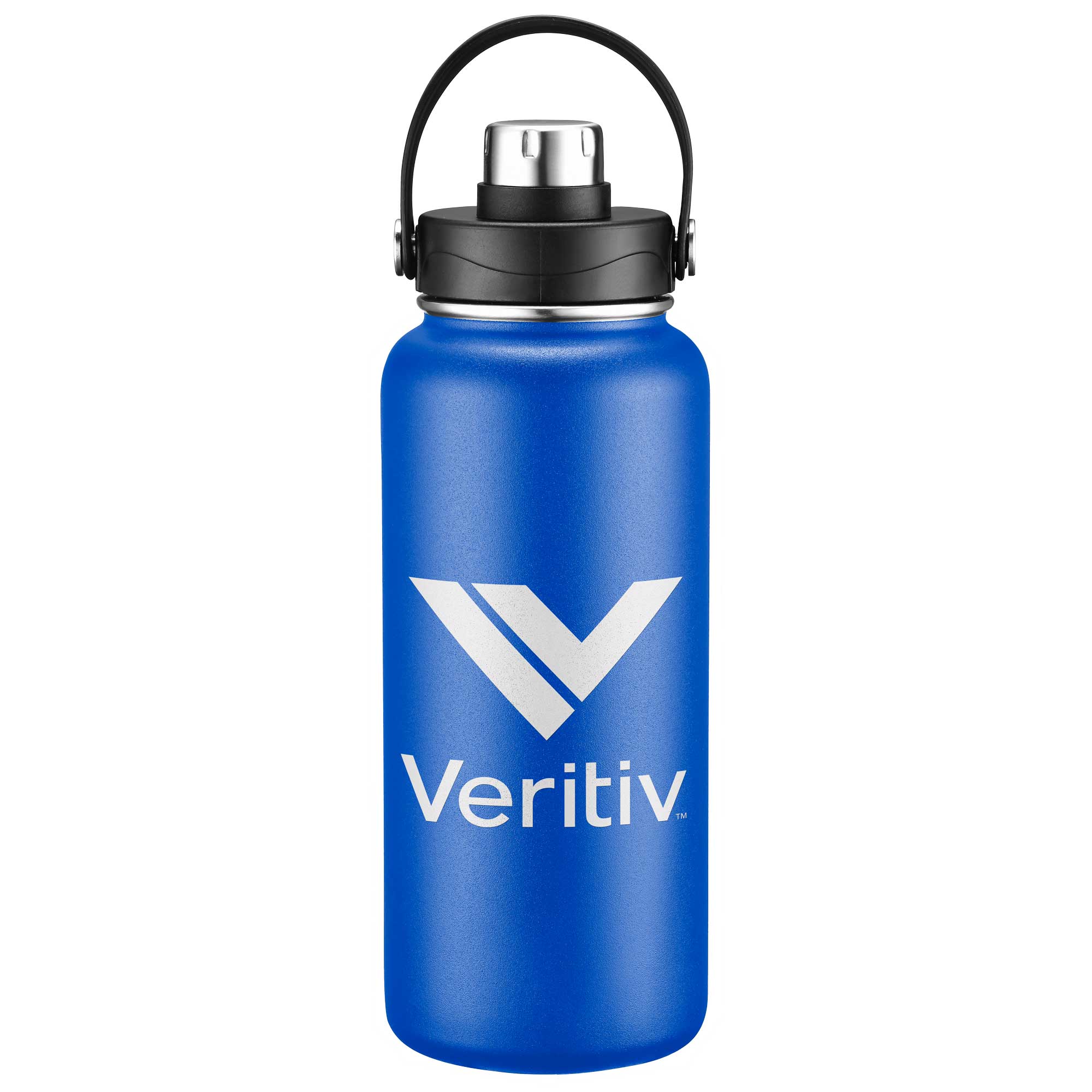 34oz Double-Wall Insulated Stainless Steel Water Bottle with Flip Spout 1