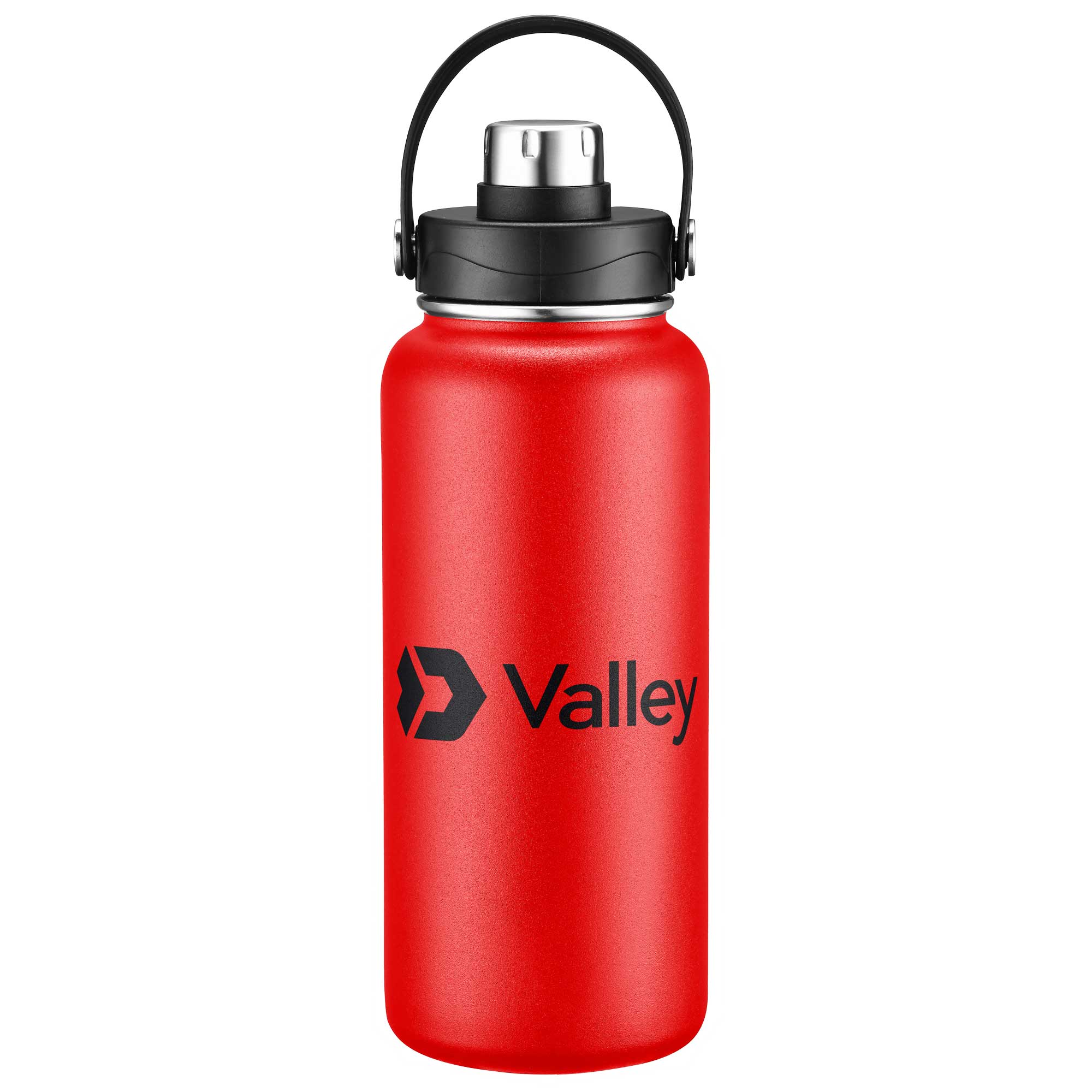 34oz Double-Wall Insulated Stainless Steel Water Bottle with Flip Spout 1