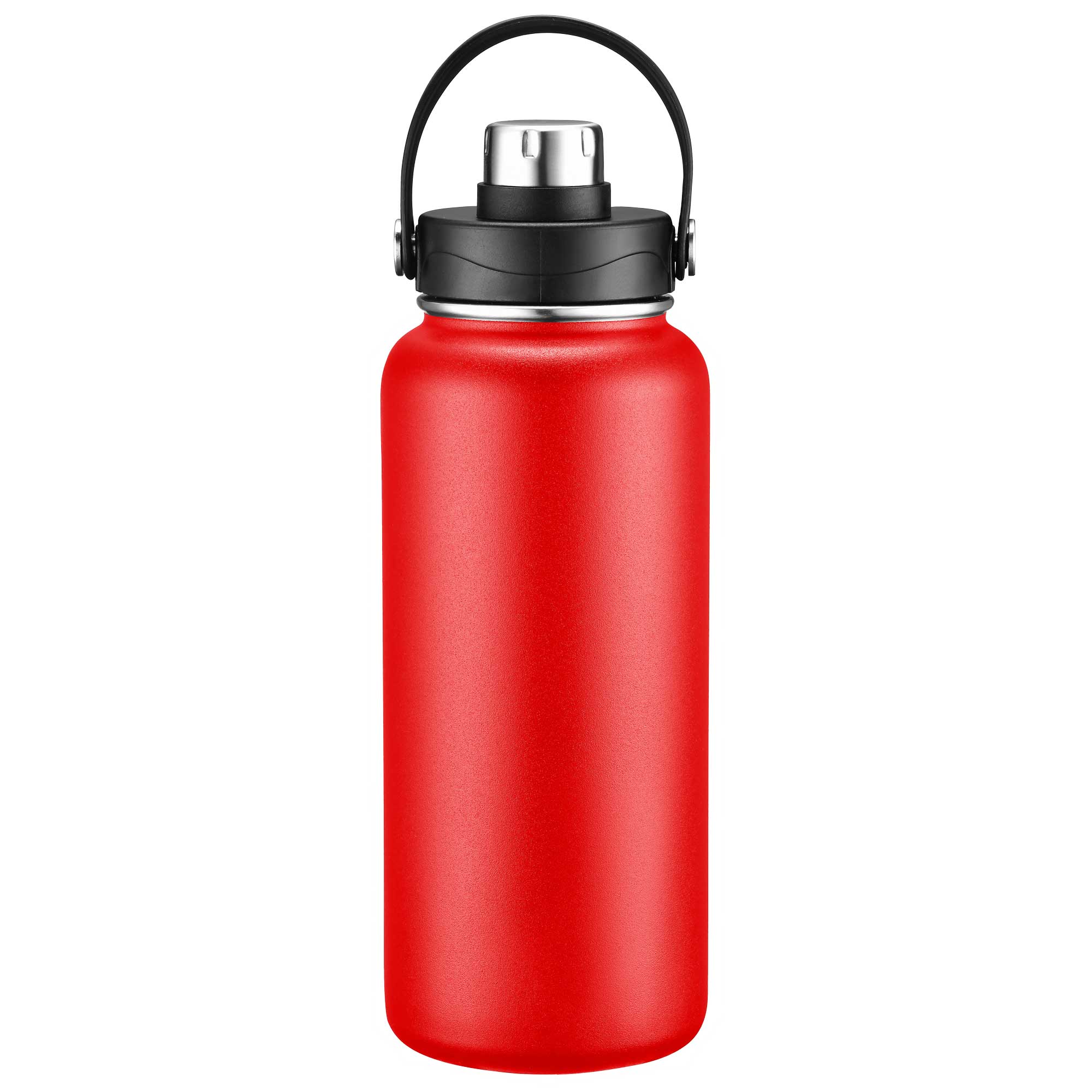 34oz Double-Wall Insulated Stainless Steel Water Bottle with Flip Spout 1