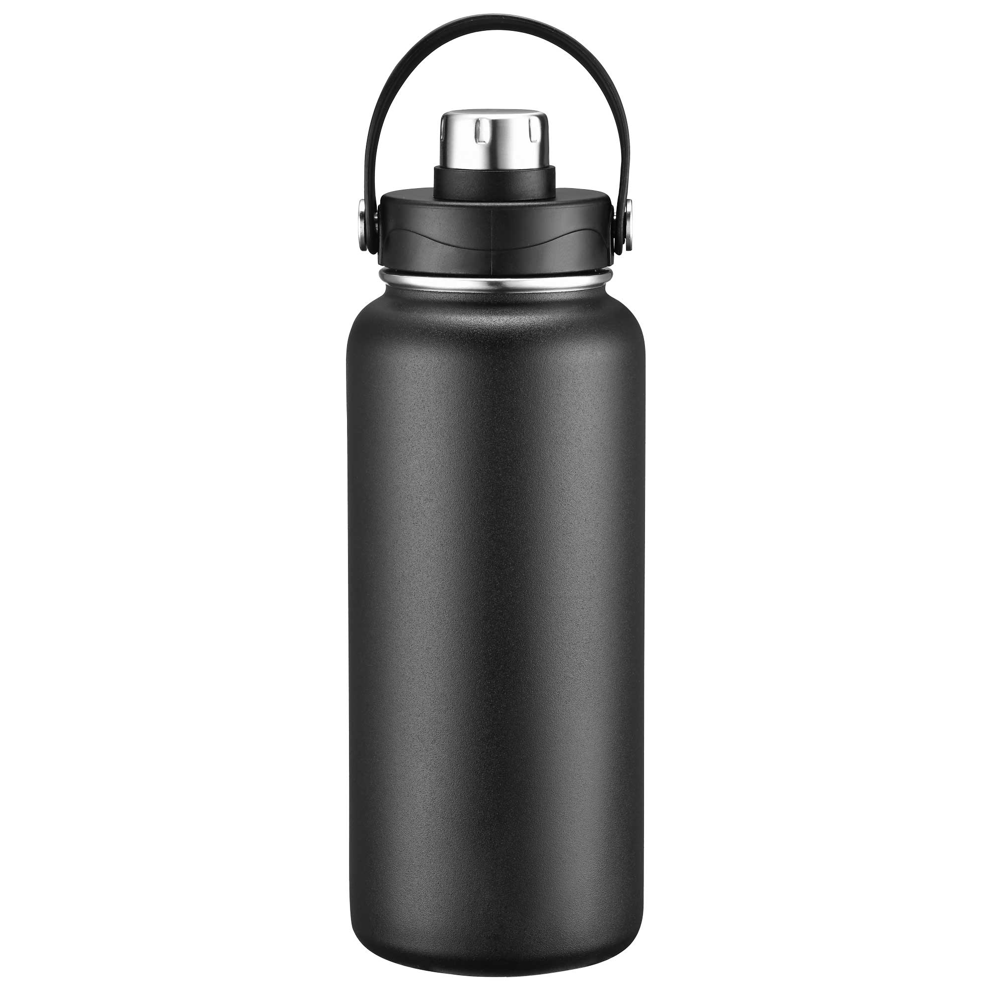 34oz Double-Wall Insulated Stainless Steel Water Bottle with Flip Spout 1