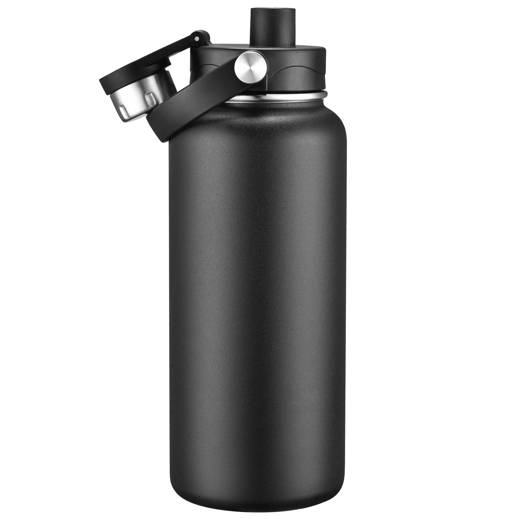 34oz Double-Wall Insulated Stainless Steel Water Bottle with Flip Spout 1