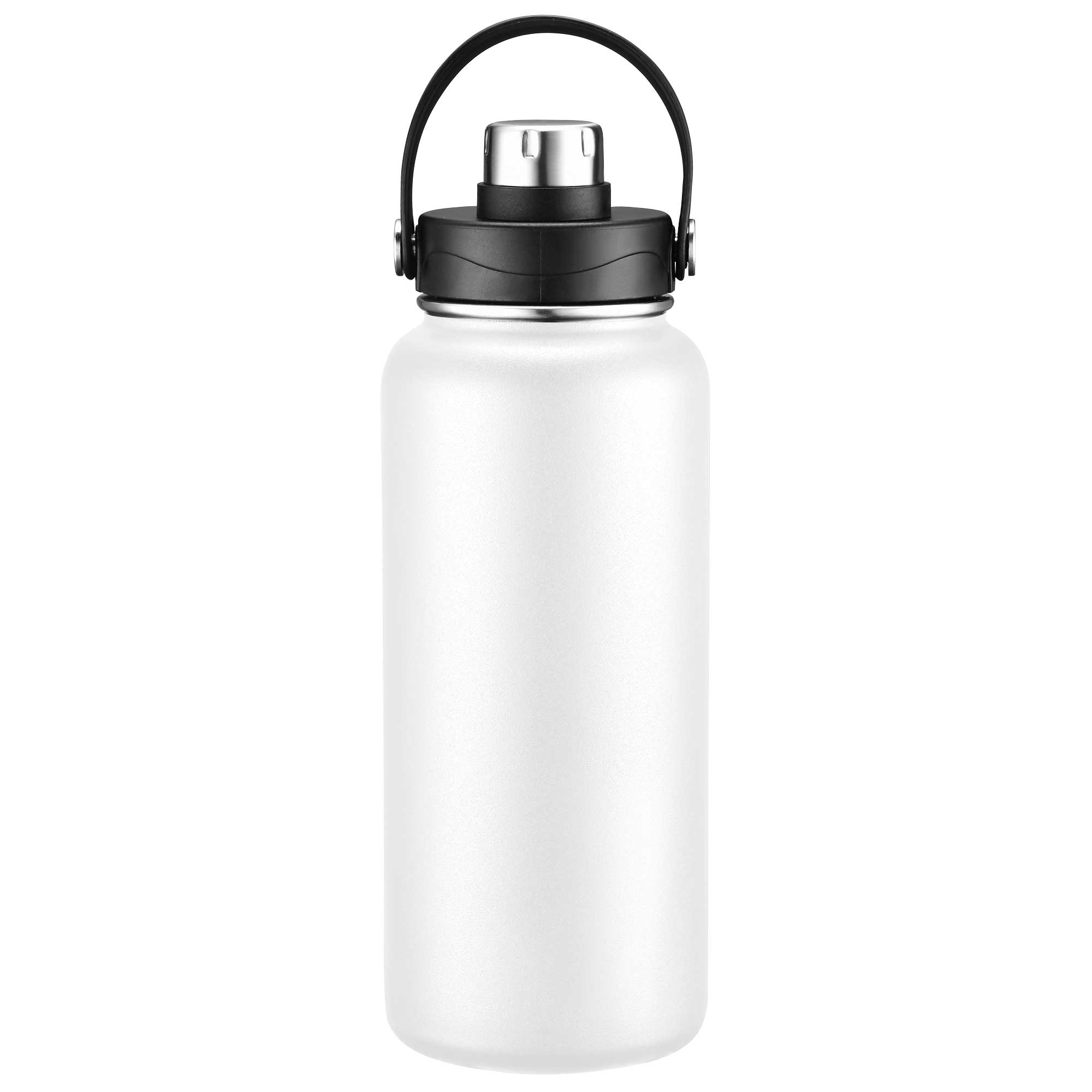 34oz Double-Wall Insulated Stainless Steel Water Bottle with Flip Spout 1