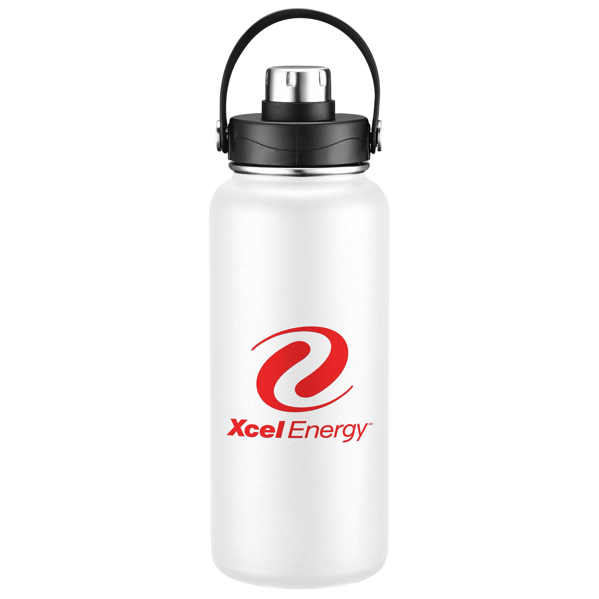 34oz Double-Wall Insulated Stainless Steel Water Bottle with Flip Spout 1