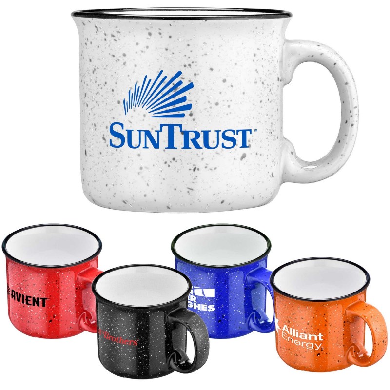 15oz. Speckled Ceramic Wide-Rim Mug 1 15oz. Speckled Ceramic Wide-Rim Mug 1