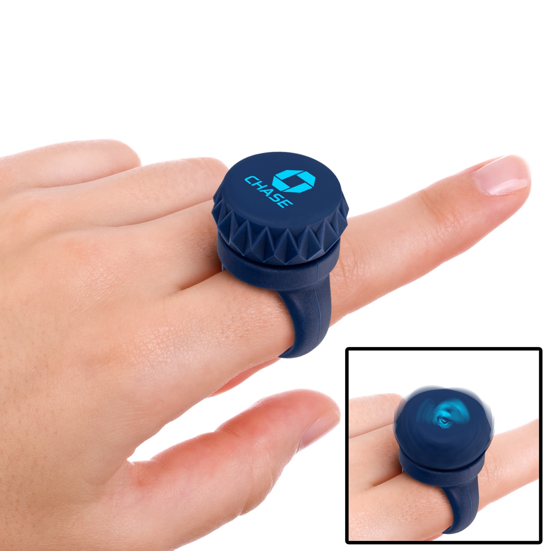 SmoothSpin Fidget Silicone Ring 1