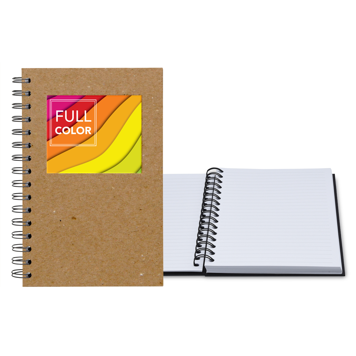 5.25" x 8.25" Window Spiral Journal 1