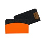 Black Feltro Business Card Holder 1 Black Feltro Business Card Holder 1