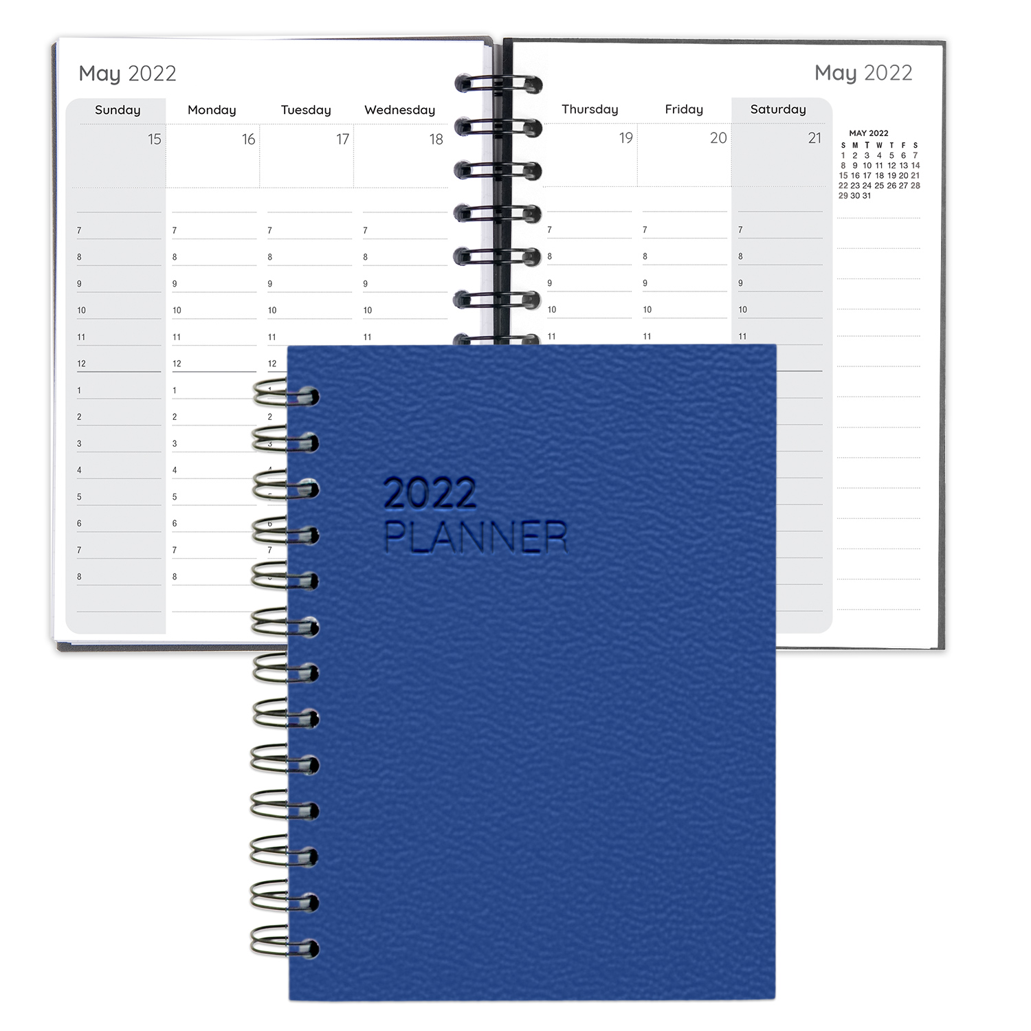 Leather Spiral Weekly Planner 1
