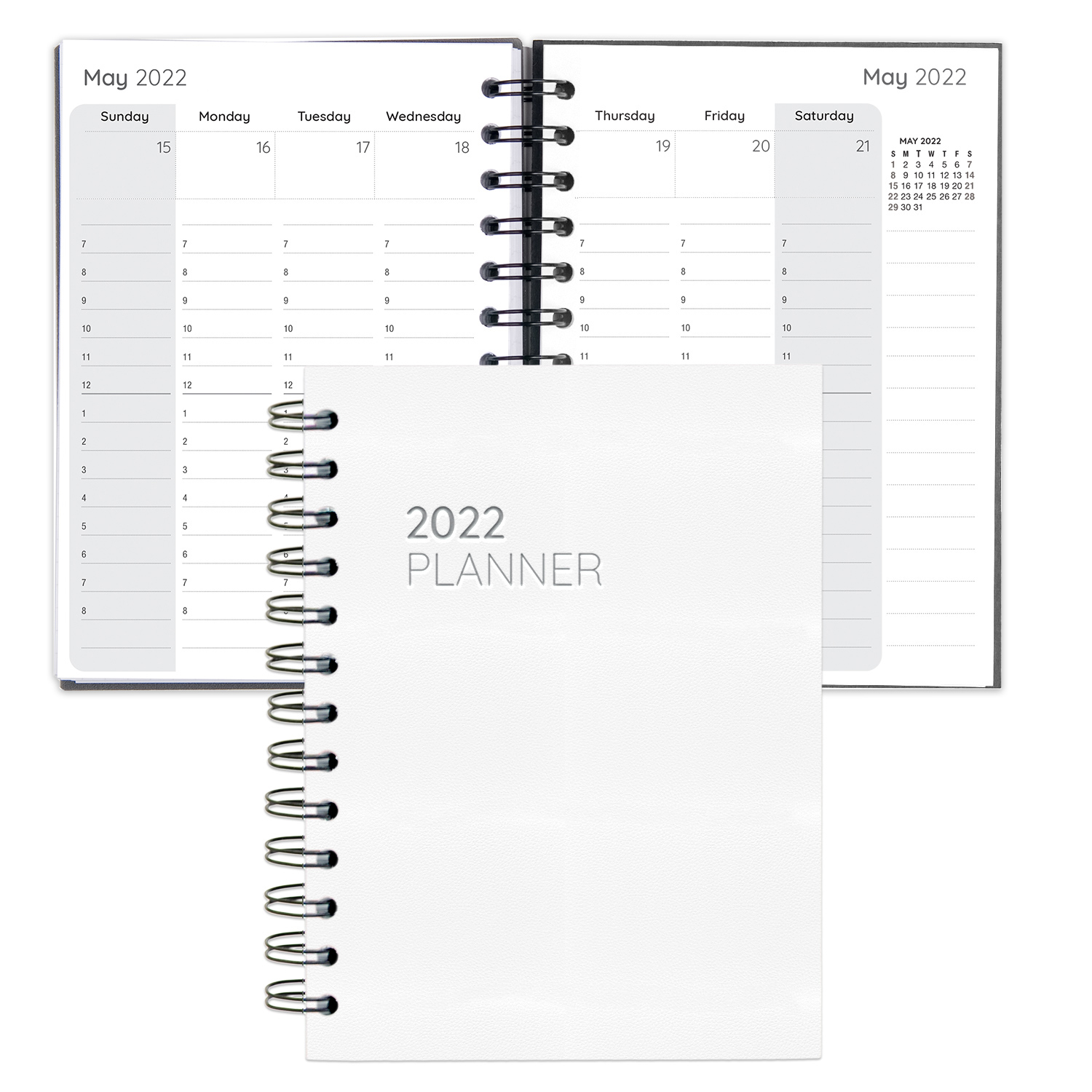 Leather Spiral Weekly Planner 1