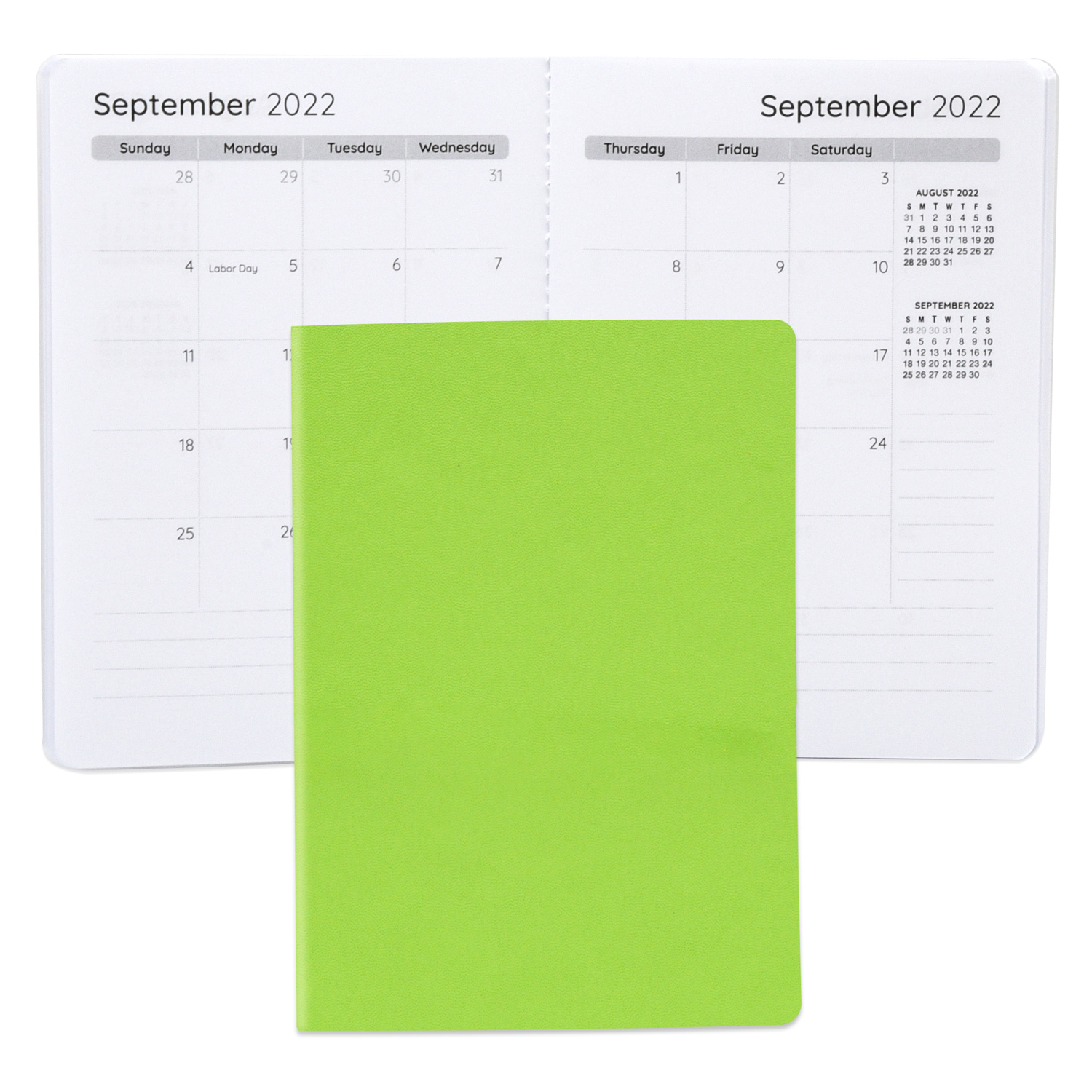Senzabrite Faux Leather Commuter Monthly Planner 2